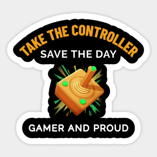 Take The Controller - Save The Day Sticker